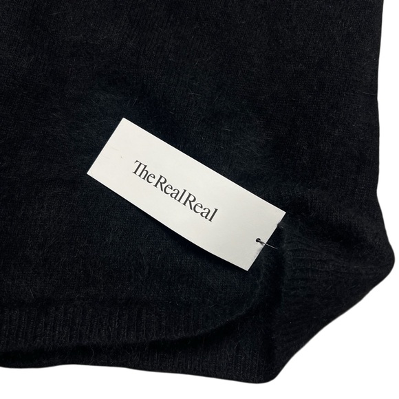 Ralph Lauren RALPH Black Angora Wool Blend Cami Tank Top Fuzzy Y2K Size Small - Picture 4 of 6